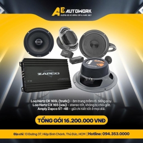 Combo Dàn Loa Hertz Và Sub Cho Ô Tô | Gói Nâng Cấp TPHCM 2026