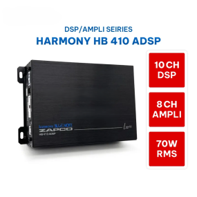Zapco Harmony HB410: Đánh giá chi tiết Ampli DSP hiệu năng cao