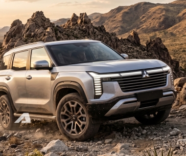 Mitsubishi Pajero đời mới lộ nội thất đấu Prado