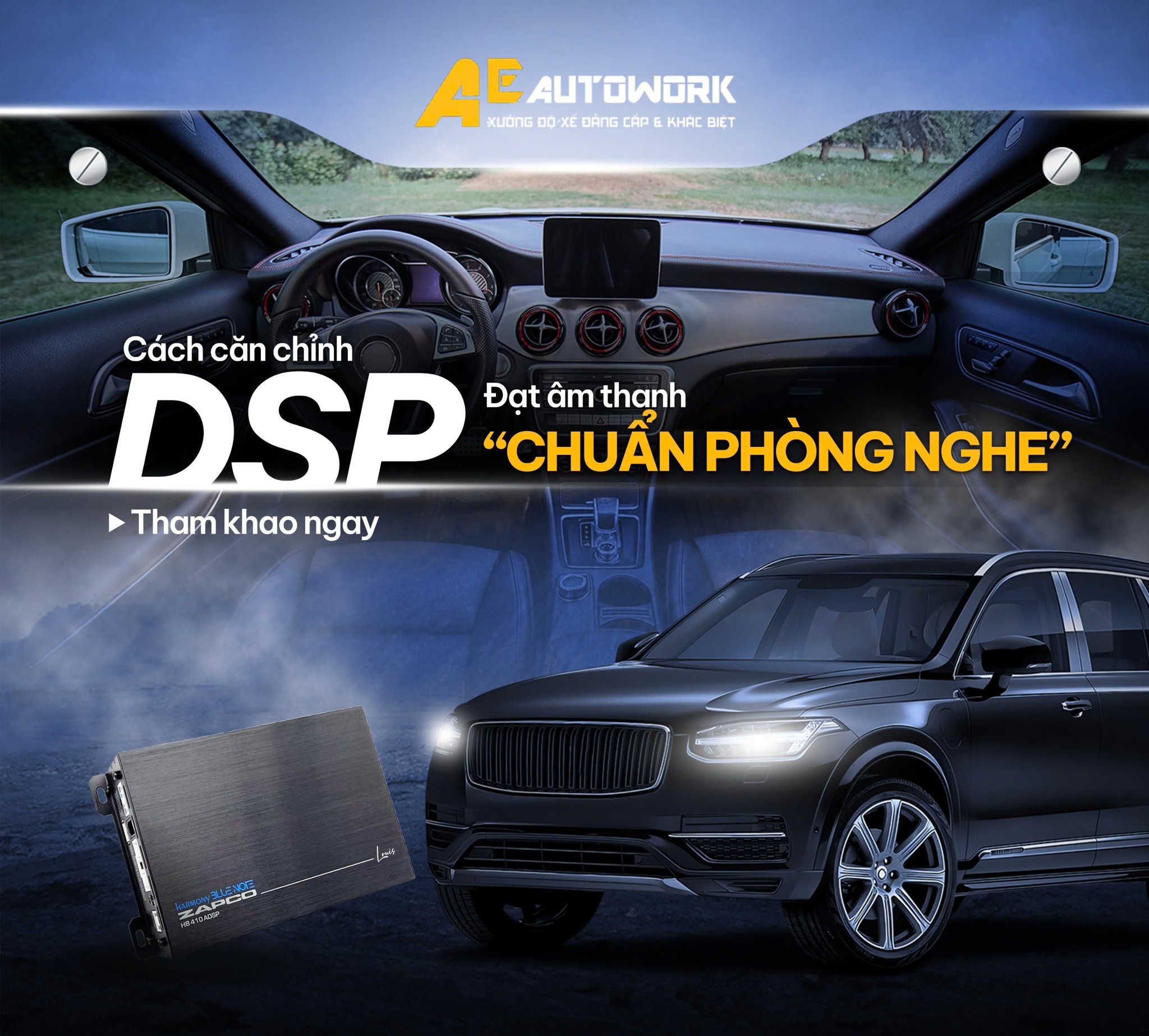 chỉnh dsp cho loa hertz nghe chi tiết hơn