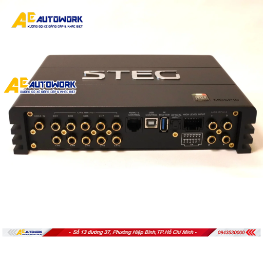  	Amply/DSP 8 kênh STEG MDSP 10