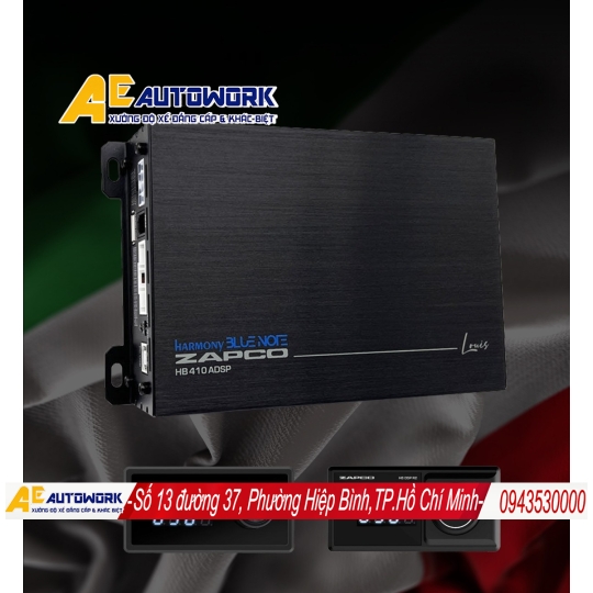 DSP Zapco Harmony 10 Kênh Có Amply Tích Hợp | Anh Em AutoWork