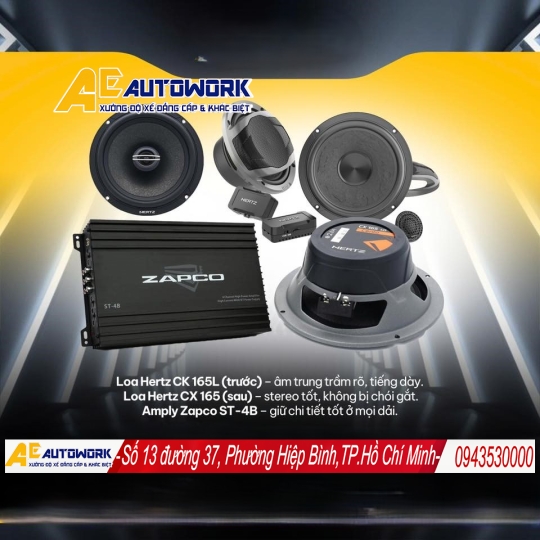Bảng Giá Nâng Cấp Âm Thanh Ô Tô Theo Cấu Hình 2026 | Anh Em AutoWork