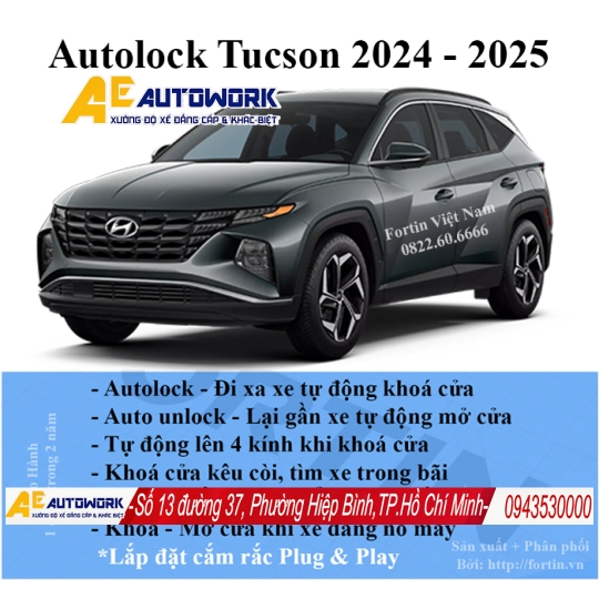 Module khởi động từ xa Hyundai Tucson Chính Hãng 2026