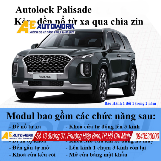 Auto Lock Hyundai Palisade Cắm Giắc Zin TPHCM | Anh Em Auto
