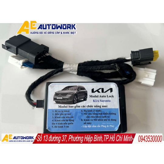 Bộ Auto Lock Kia Sorento Cắm Giắc Zin An Toàn
