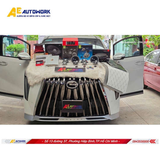  	GÓI NÂNG CẤP ÂM THANH HI-END CHO LIMOSINE GAC M8