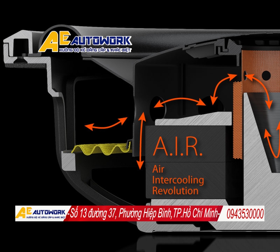Cấu tạo bên trong loa Hertz MPS 250 S4 với hệ thống AIR