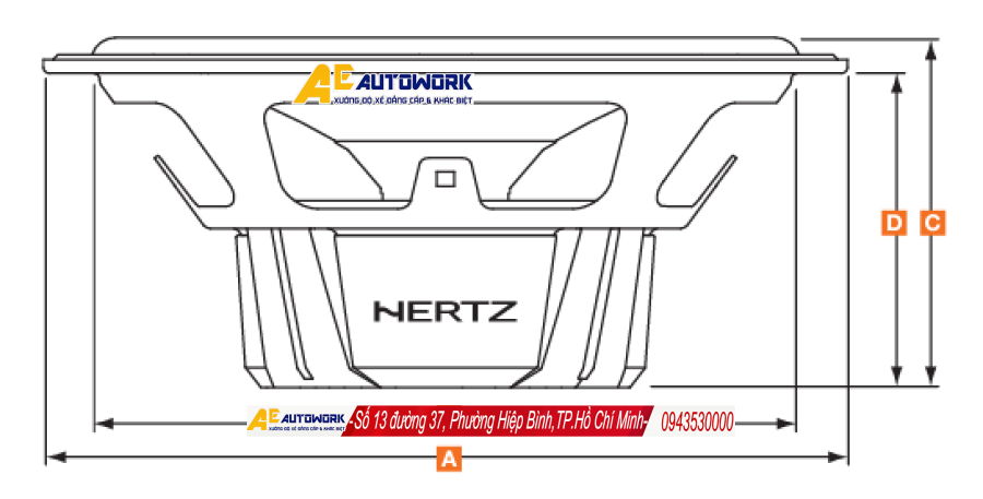 loa-canh-hertz-dsk-165-xe-kia-sorento