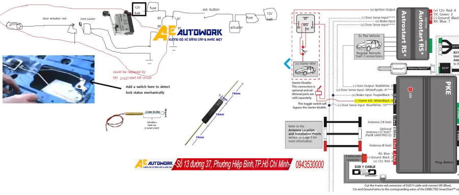 module-auto-lock-kia-sorento-tu-dong
