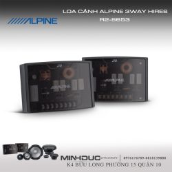 độ loa cánh 3ways hires alpine r2 s653 hcm minh đức auto quận 10
