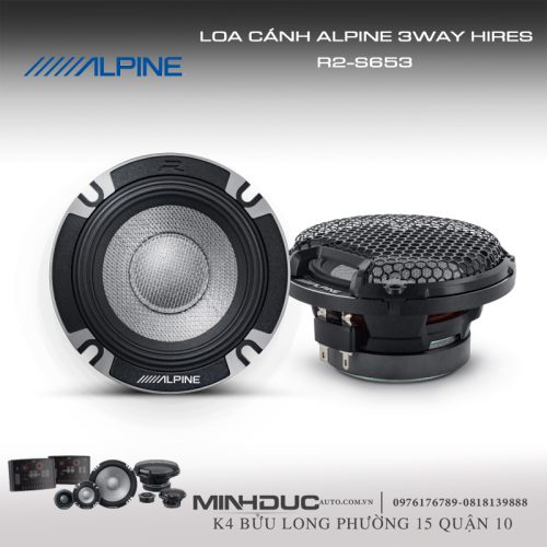 giá loa cánh alpine R2 S653 hcm Minh Đúc Auto Quận 10