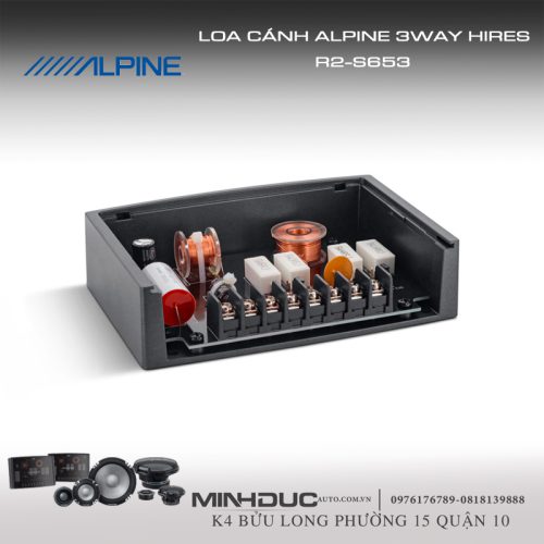 loa cánh 3way hires alpine r2 - s653 hcm minh đức auto quận 10